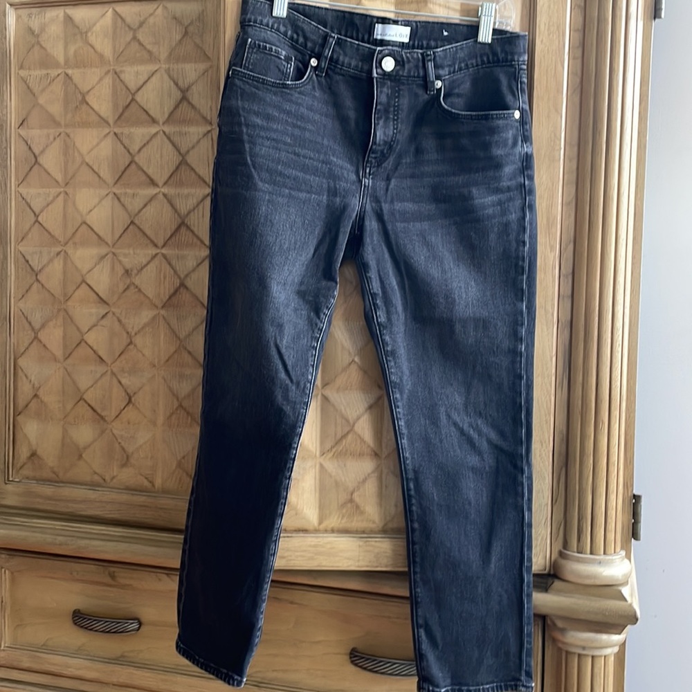 EUC Loft The Girlfriend Jeans - Black Wash